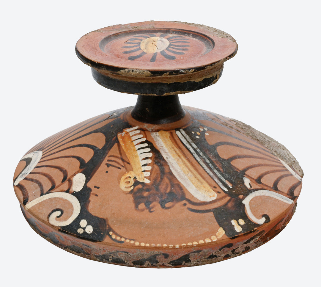 Apulian Red Figure Covered Lekanis