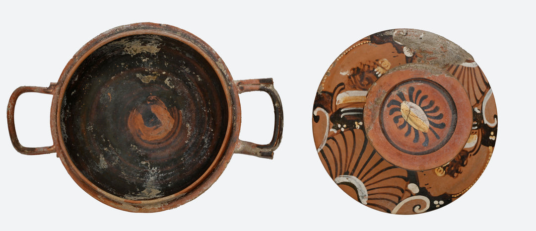 Apulian Red Figure Covered Lekanis