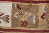 Chancay Figural Slit tapestry Textile Panel with Parrots