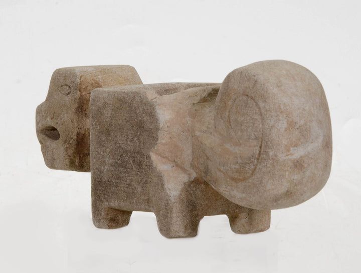 Valdivia Chorrera Limestone Jaguar Mortar