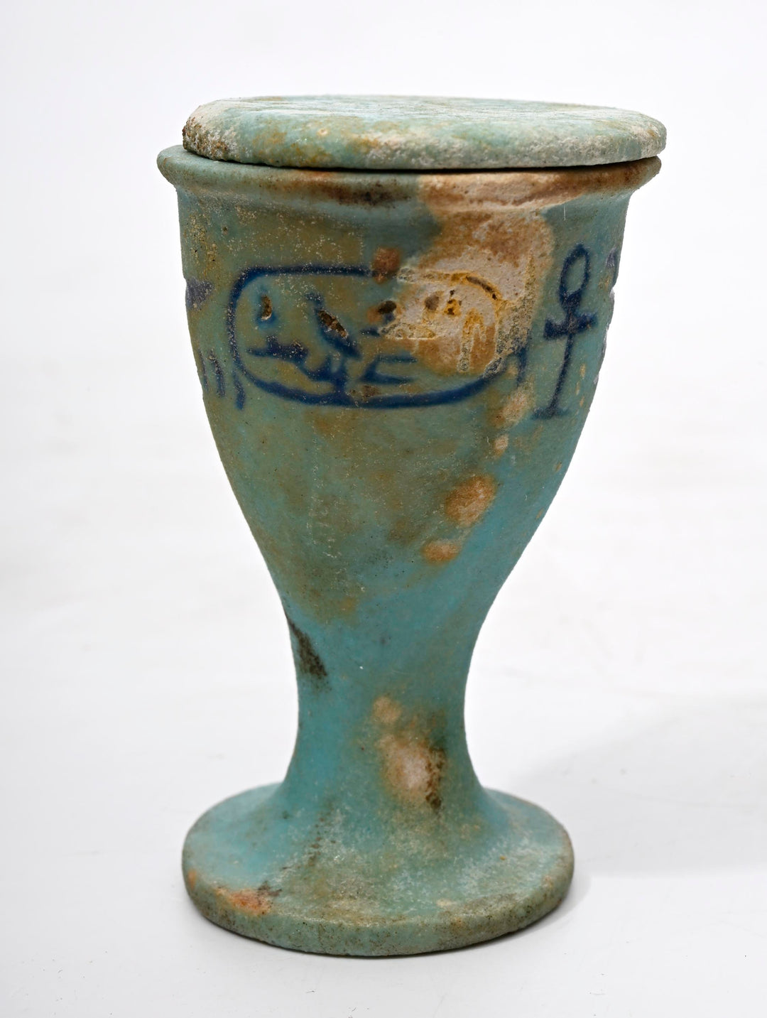 Egyptian Faience Offering Cup for King Ptolemy I Soter