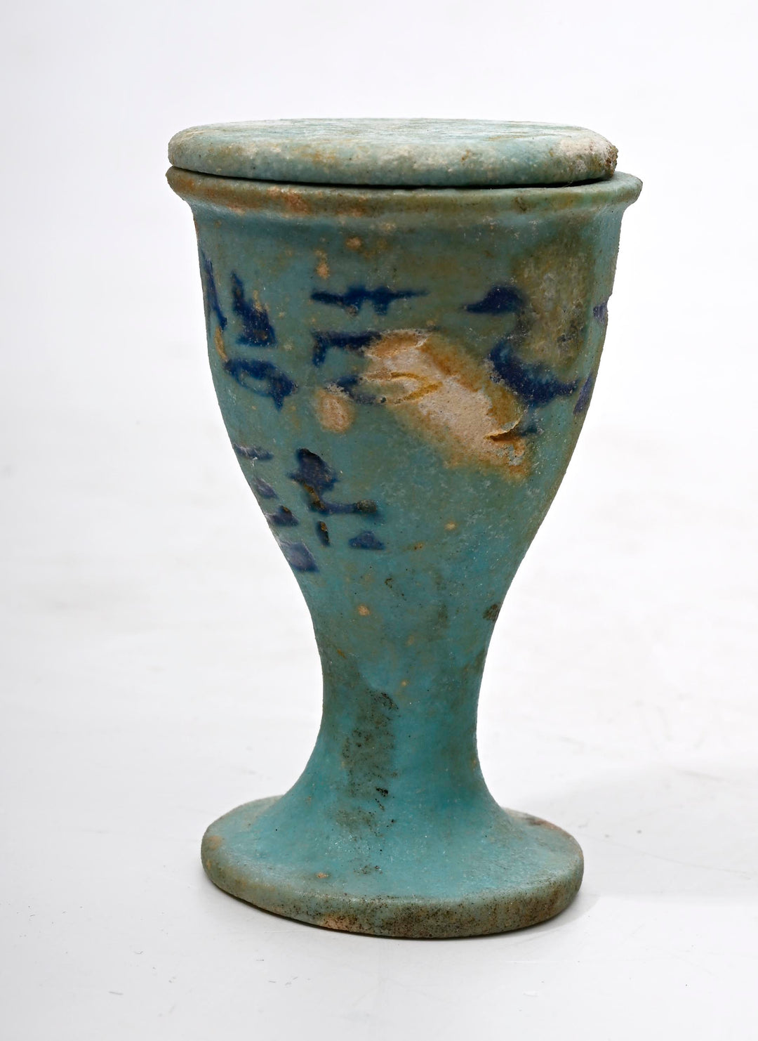 Egyptian Faience Offering Cup for King Ptolemy I Soter