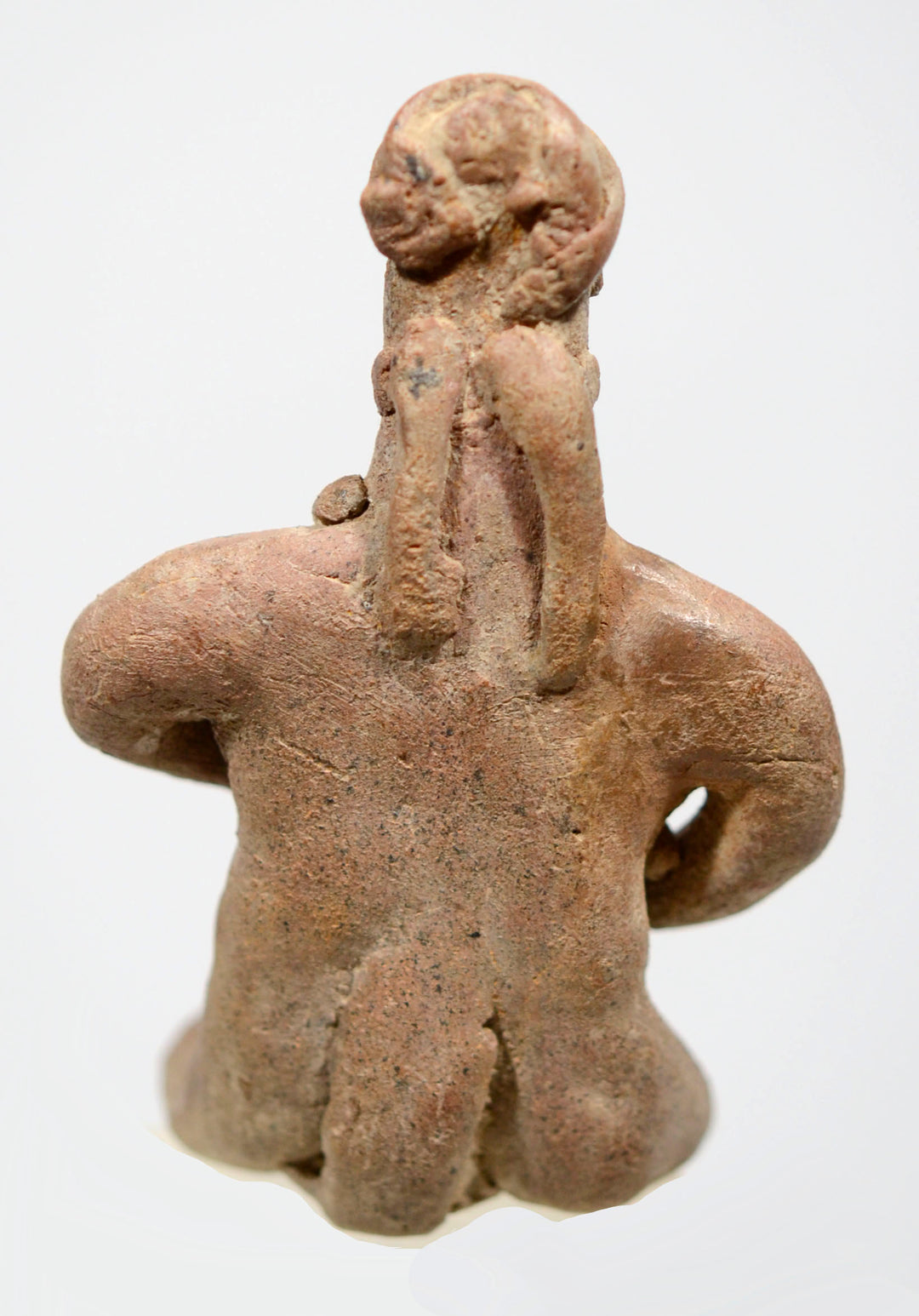 Colima Seated Mother & Child Antidotal Figure