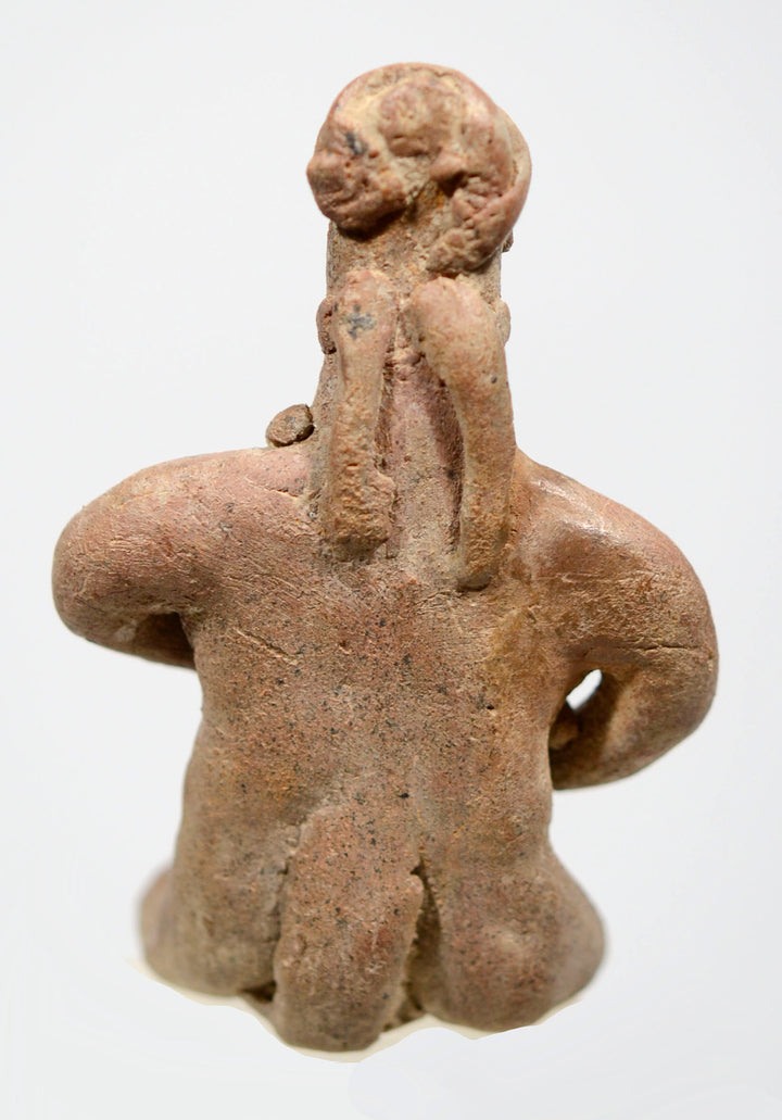 Colima Seated Mother & Child Antidotal Figure