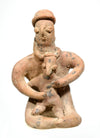 Colima Seated Mother & Child Antidotal Figure