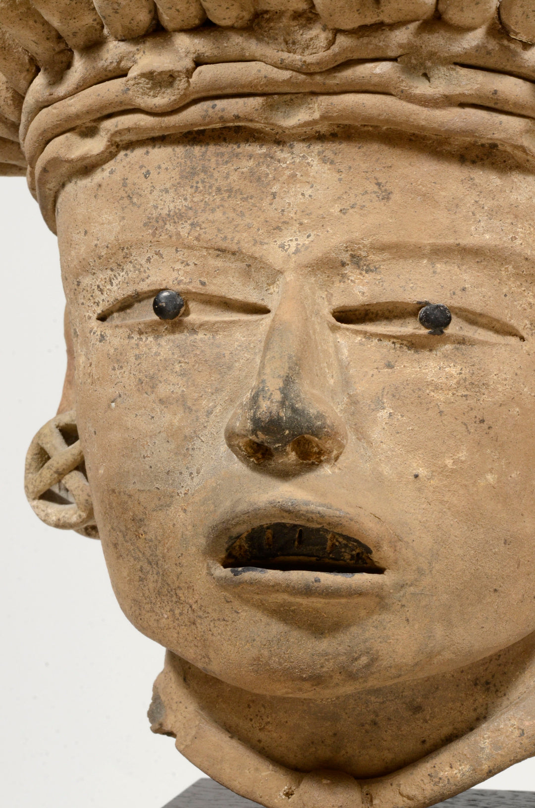Veracruz Terracotta Head of a Dignitary or Deity
