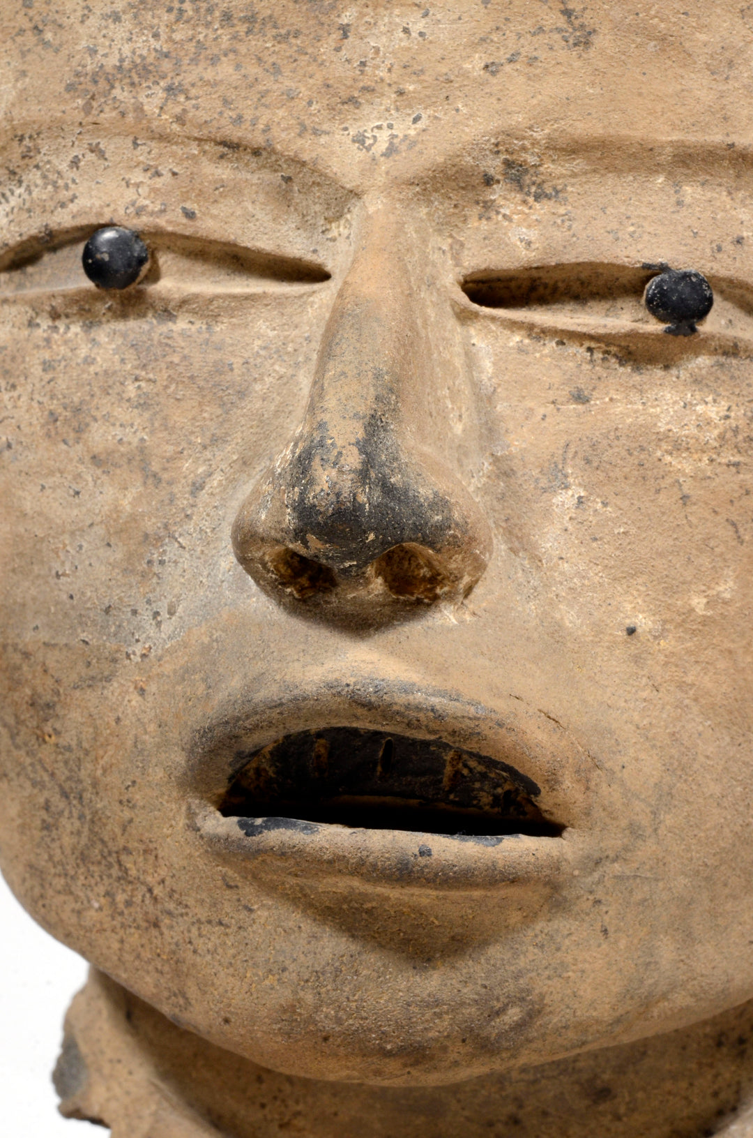 Veracruz Terracotta Head of a Dignitary or Deity