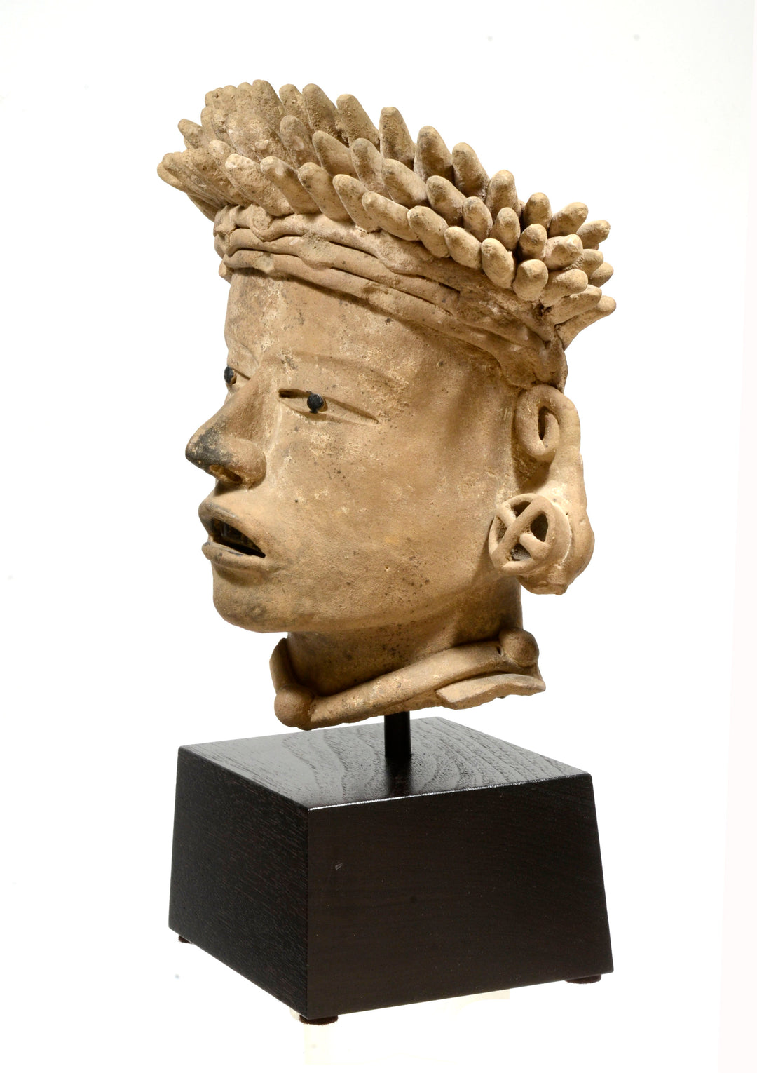 Veracruz Terracotta Head of a Dignitary or Deity