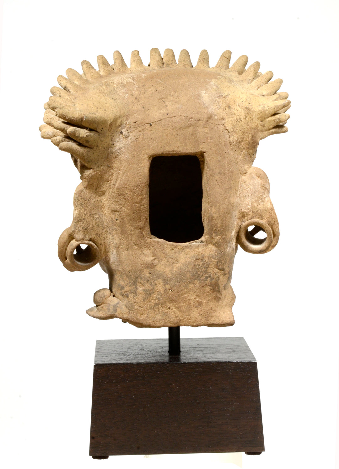 Veracruz Terracotta Head of a Dignitary or Deity