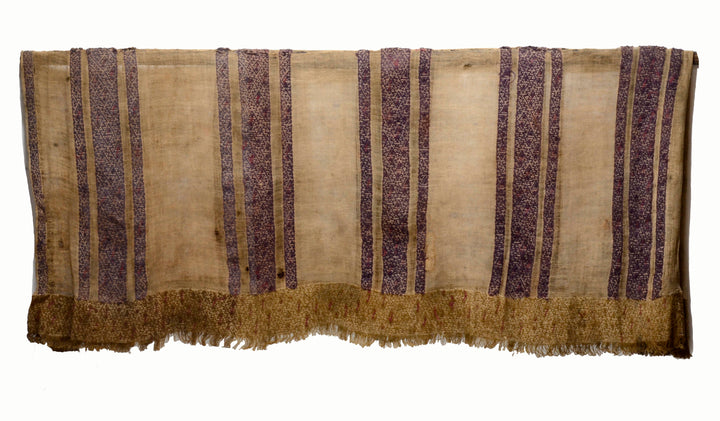 Chimu Woven Textile Mantle with Geometric and Zoomorphic Abstraction