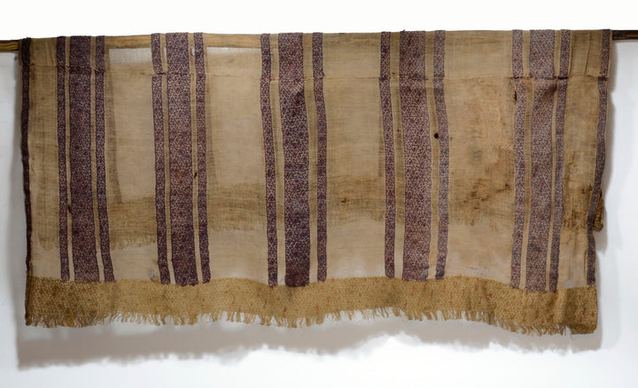 Chimu Woven Textile Mantle with Geometric and Zoomorphic Abstraction