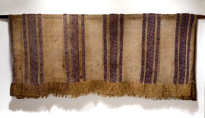 Chimu Woven Textile Mantle with Geometric and Zoomorphic Abstraction