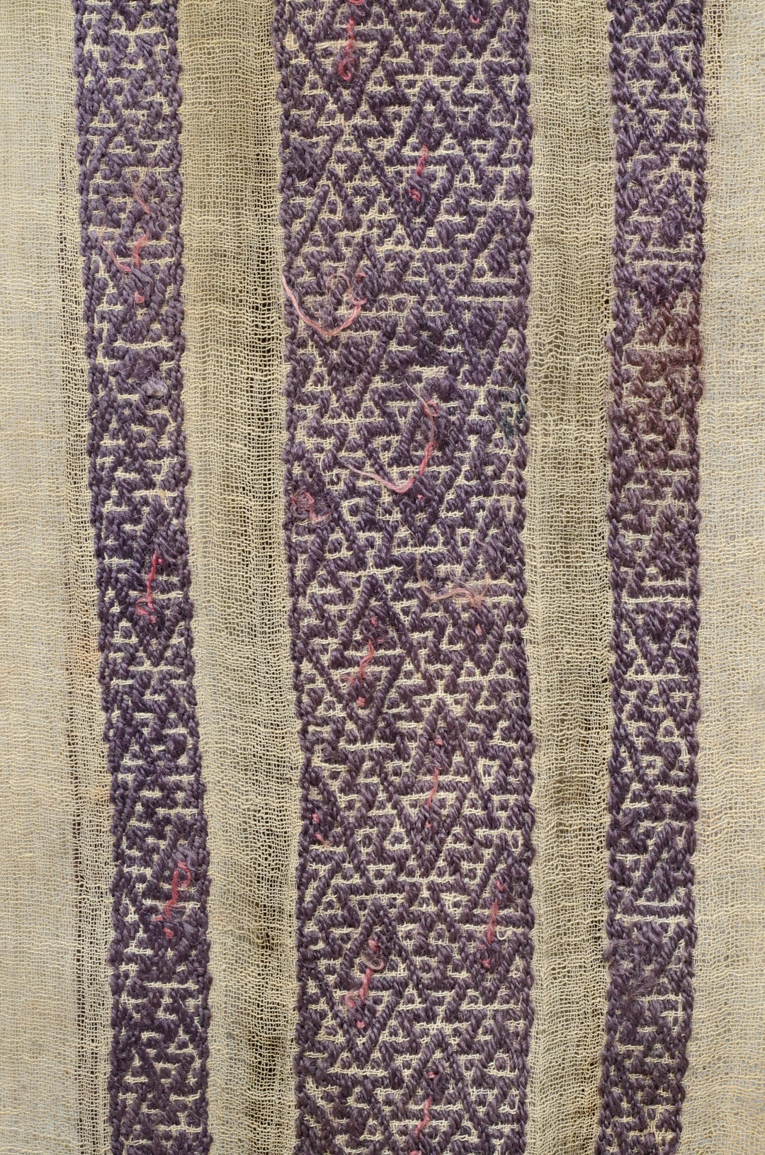 Chimu Woven Textile Mantle with Geometric and Zoomorphic Abstraction