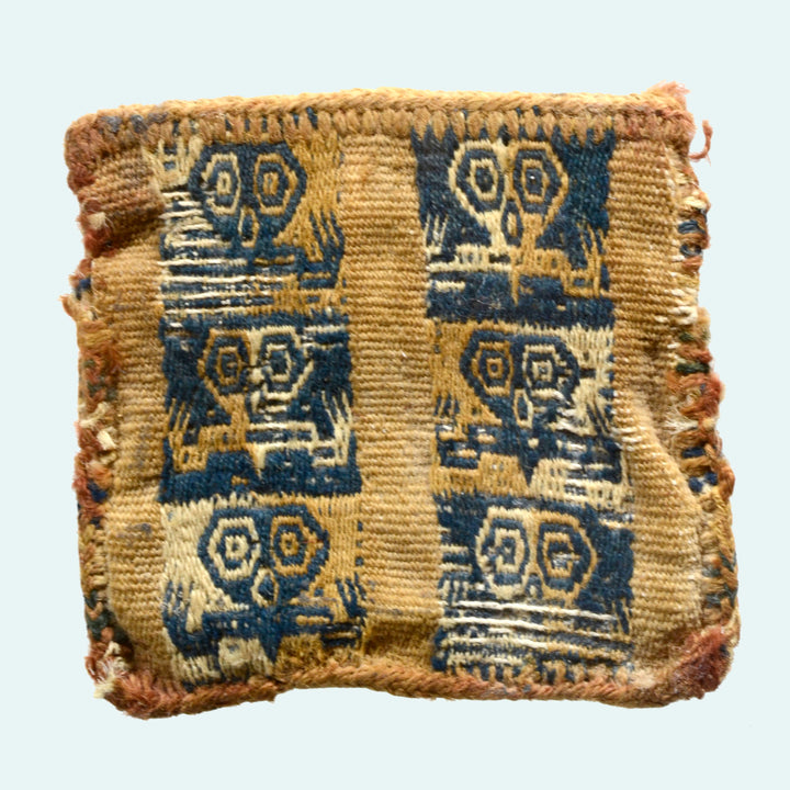 Nazca Woven Textile Small Coca Pouch