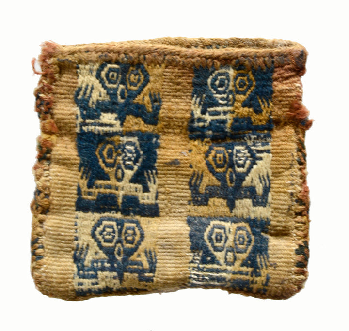 Nazca Woven Textile Small Coca Pouch