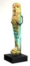 Egyptian Faience Ushabti in Hieratic Inscription