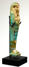 Egyptian Faience Ushabti in Hieratic Inscription