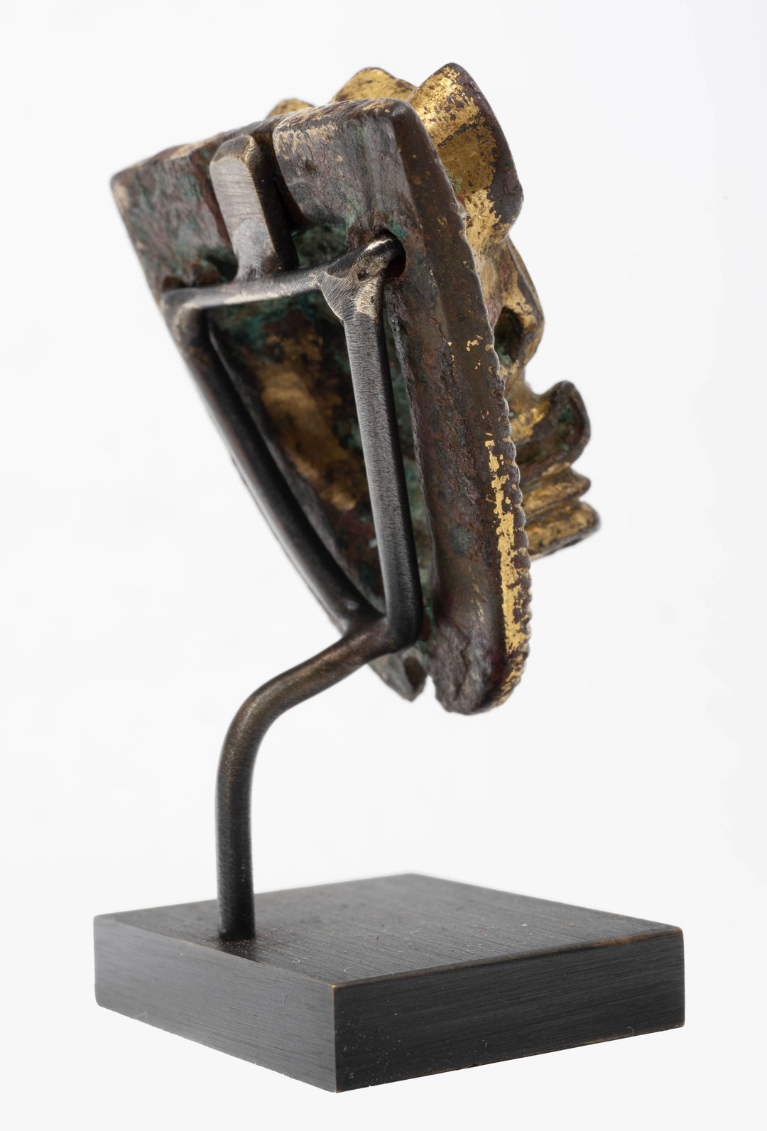 Ancient Roman Gilt Bronze Boar Head Attachment