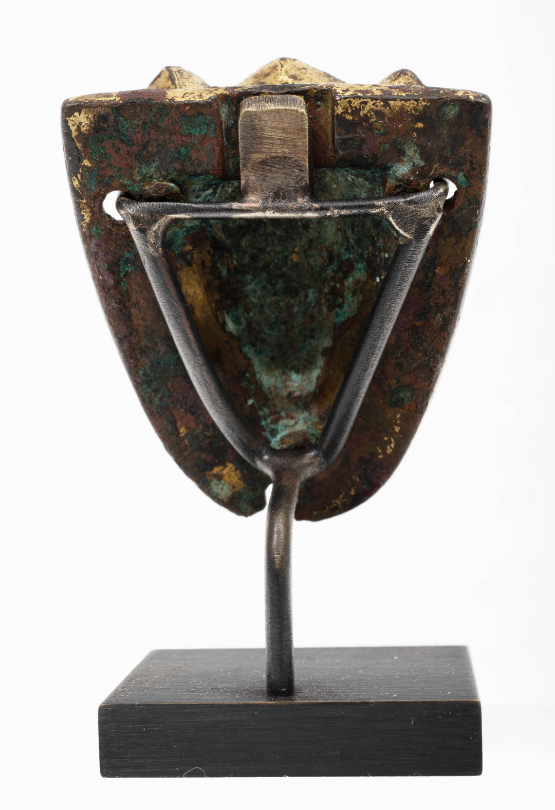 Ancient Roman Gilt Bronze Boar Head Attachment