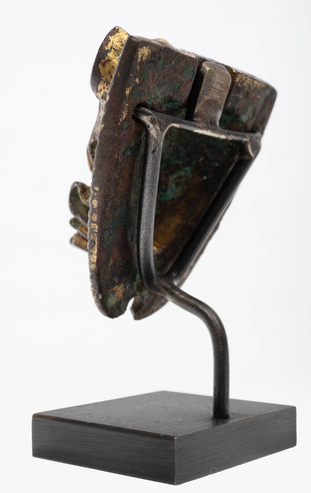 Ancient Roman Gilt Bronze Boar Head Attachment