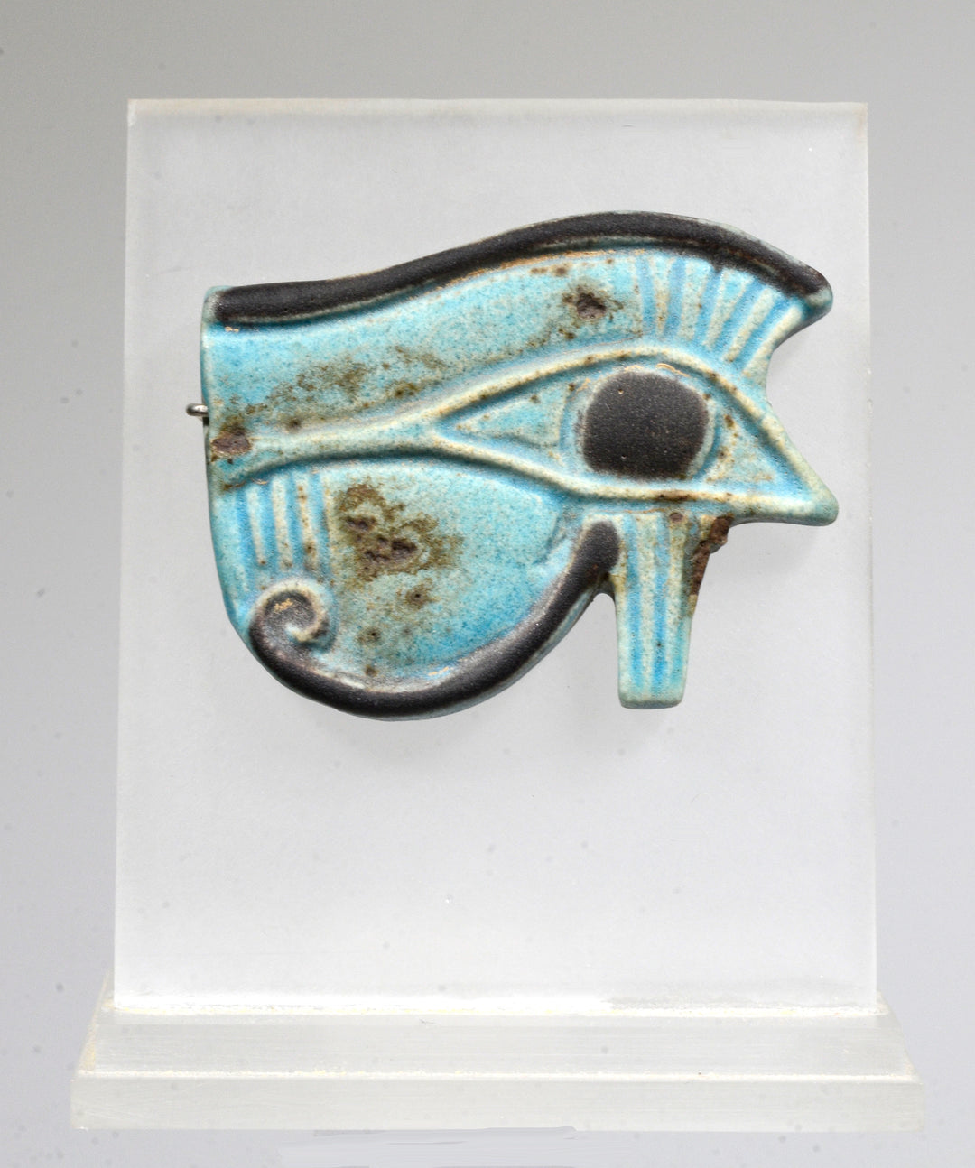 Ancient Egyptian Faience Udjat Eye Amulet