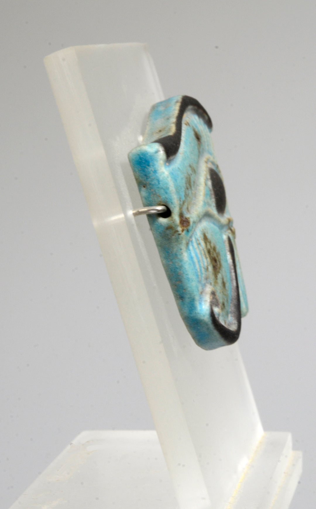 Ancient Egyptian Faience Udjat Eye Amulet