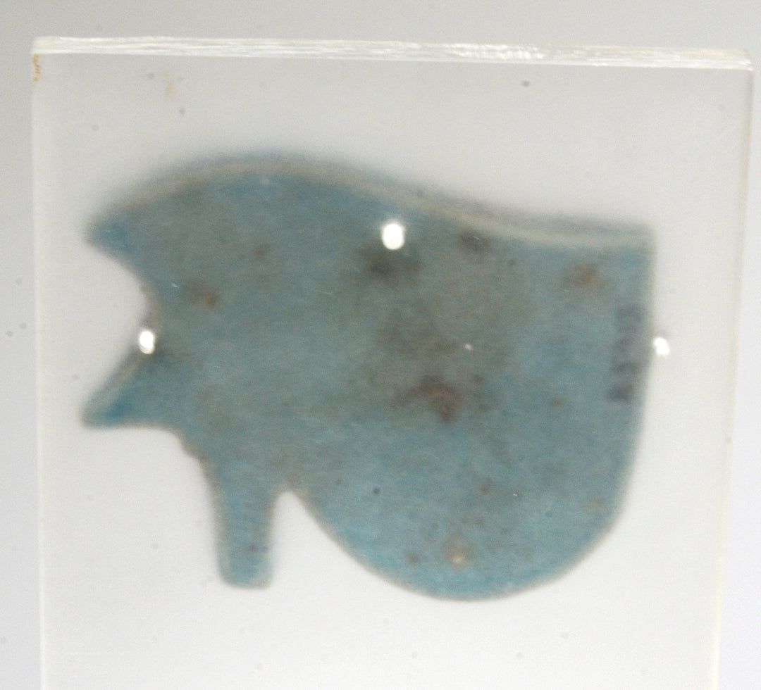 Ancient Egyptian Faience Udjat Eye Amulet