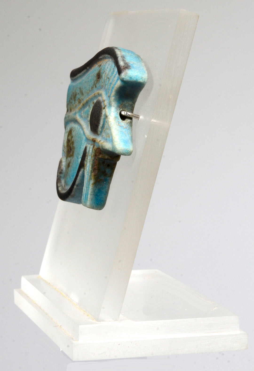 Ancient Egyptian Faience Udjat Eye Amulet