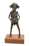 Cameroon Bronze Akimbo Figure