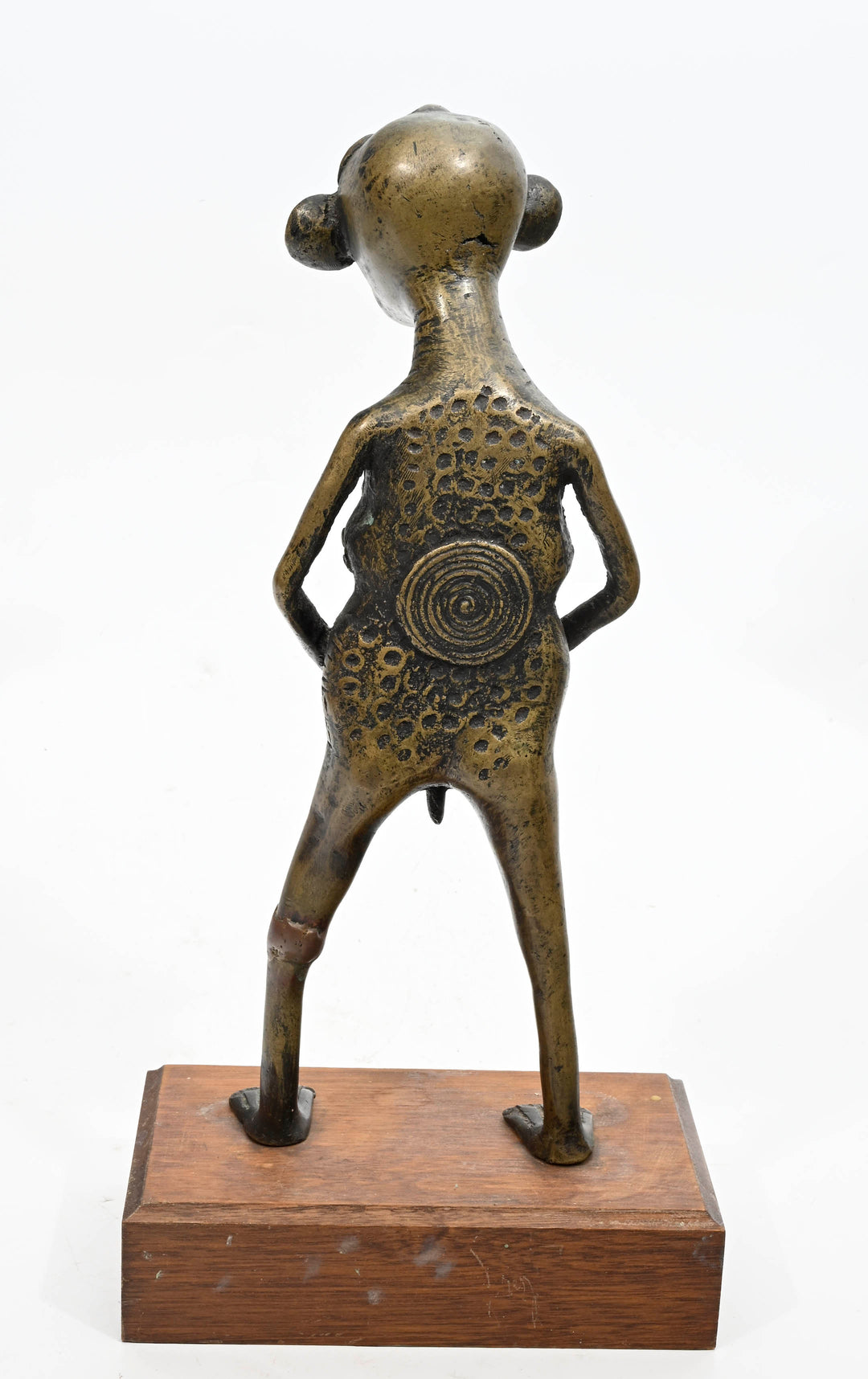 Cameroon Bronze Akimbo Figure