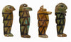 Egyptian Faience Amulets of the  Four Sons of Horus