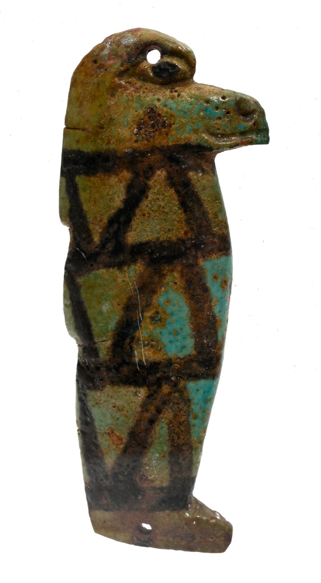 Egyptian Faience Amulets of the  Four Sons of Horus