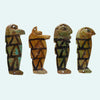 Egyptian Faience Amulets of the  Four Sons of Horus