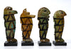 Egyptian Faience Amulets of the  Four Sons of Horus