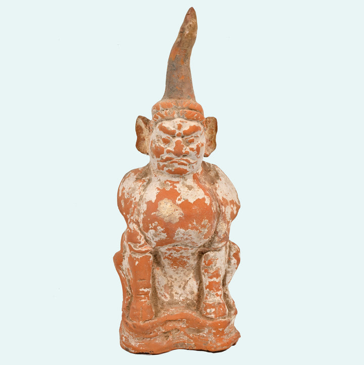 Chinese Tang dynasty terracotta tomb guardian Lokapala