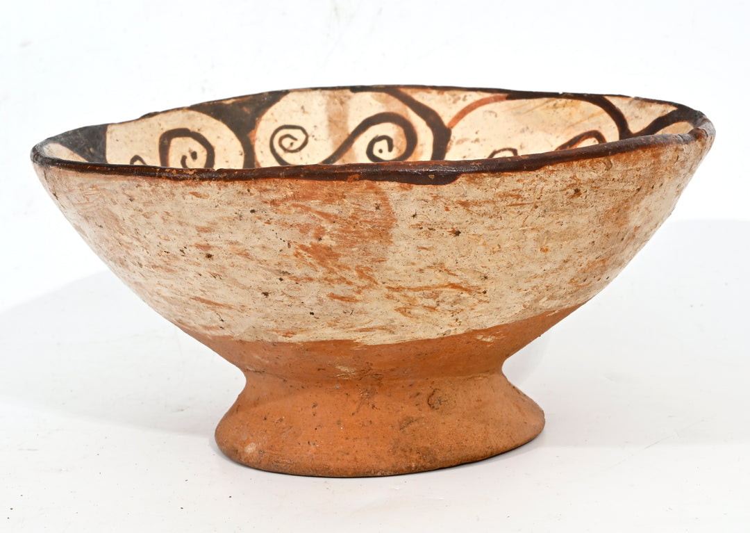 Cajamarca Polychrome Pottery Geometric Design Bowl