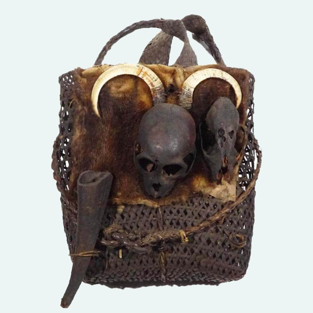 Konyak Naga Headhunters Trophy Basket