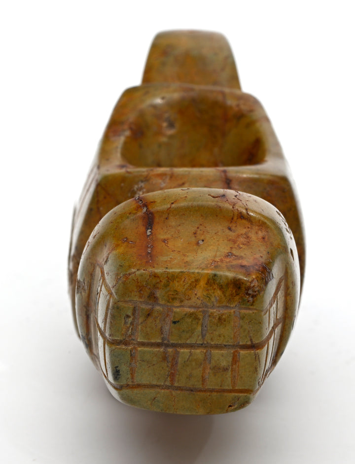Chorrera Green Stone Feline Mortar