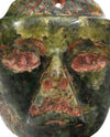 Olmec Jade Stone Pendant Mask