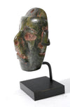 Olmec Jade Stone Pendant Mask