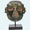 Olmec Jade Stone Pendant Mask