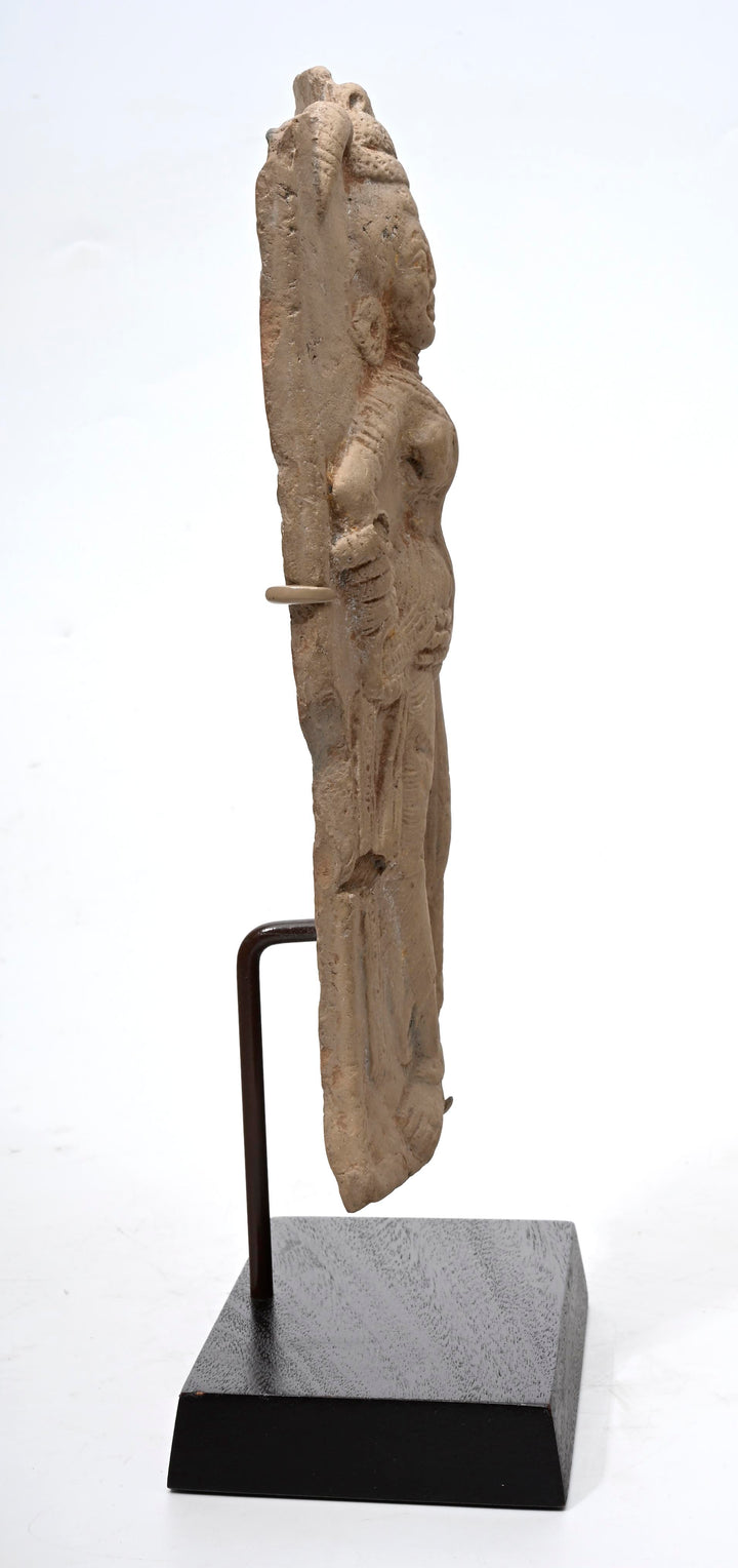 Shunga Terracotta Relief Plaque of a Goddess