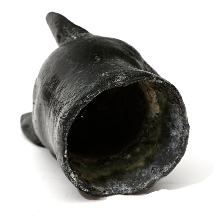 Egyptian Bronze Head of a Cat