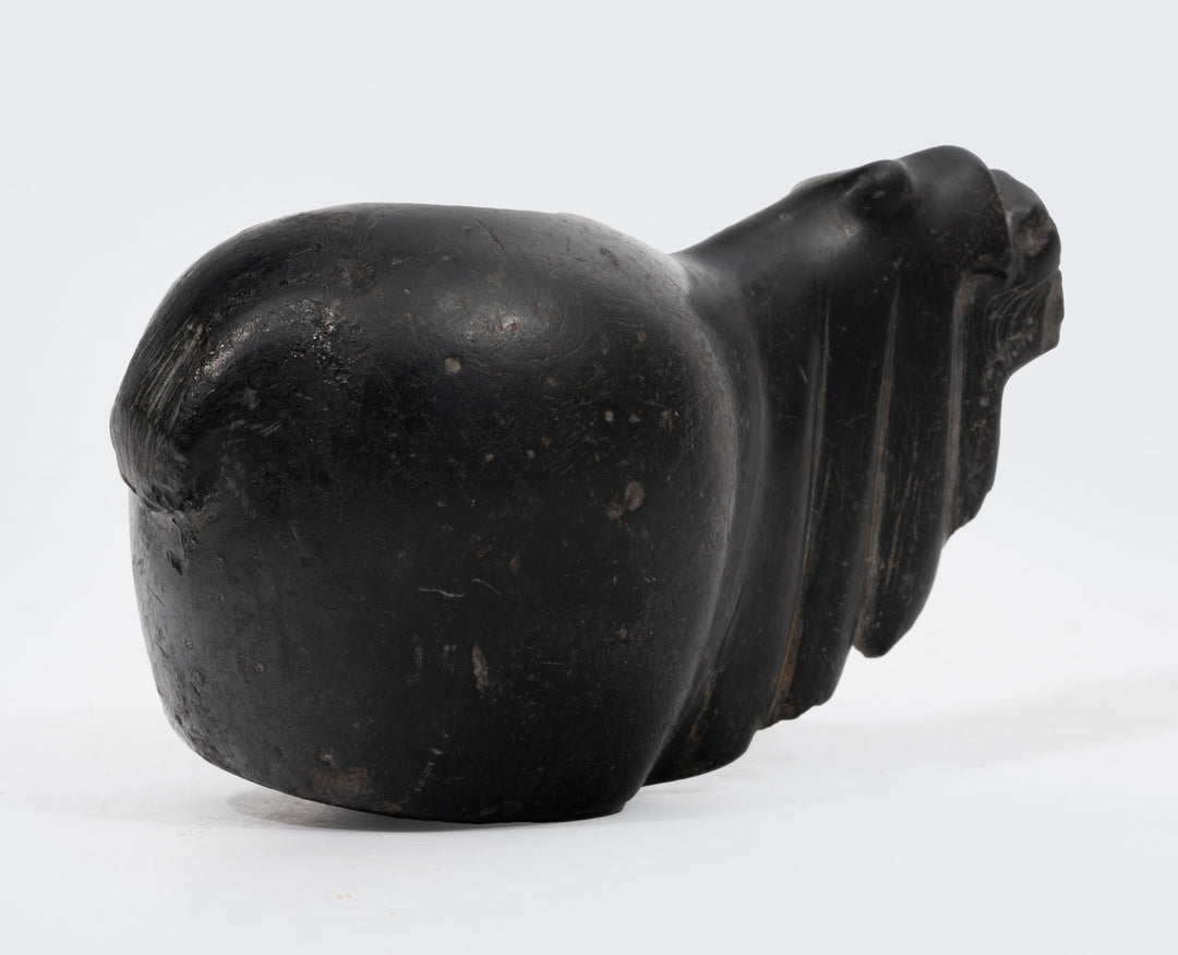 Inca Black Stone Canopa (Conopa) in the Form of an Alpaca