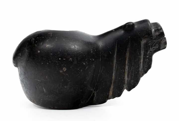 Inca Black Stone Canopa (Conopa) in the Form of an Alpaca