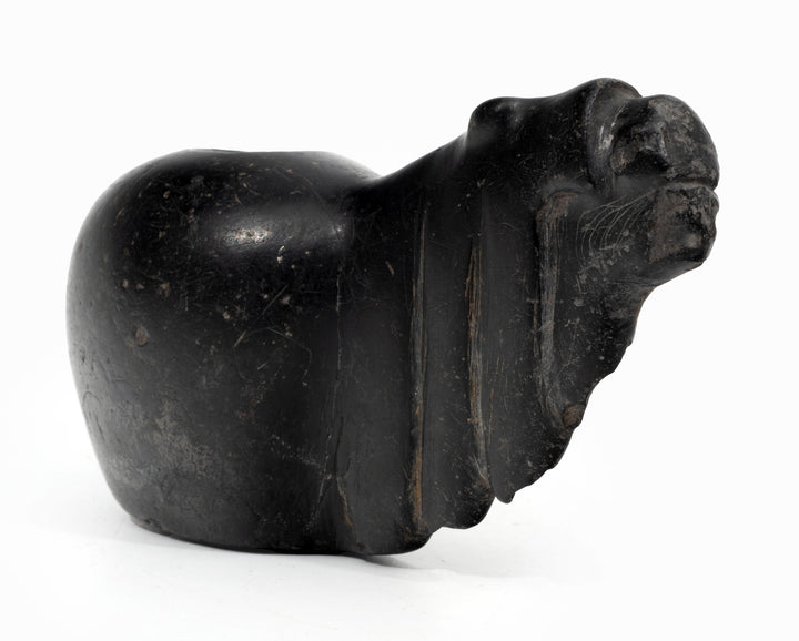 Inca Black Stone Canopa (Conopa) in the Form of an Alpaca