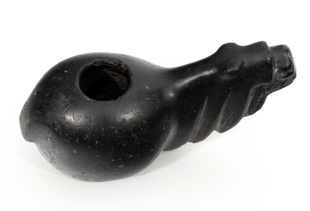 Inca Black Stone Canopa (Conopa) in the Form of an Alpaca