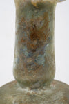Roman Green Glass Unguentarium with Applied Nubs