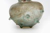 Roman Green Glass Unguentarium with Applied Nubs