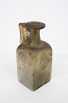 Roman Green Glass Squarish  Bottle